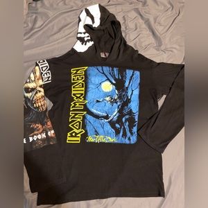 RikVilla Hooded Long Sleeve T Shirt